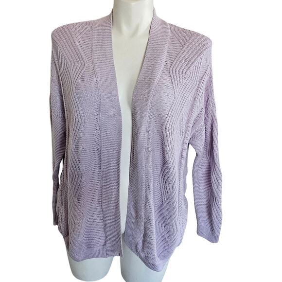 Universal Thread Sweaters - Universal Thread cardigan open front lavander sz L